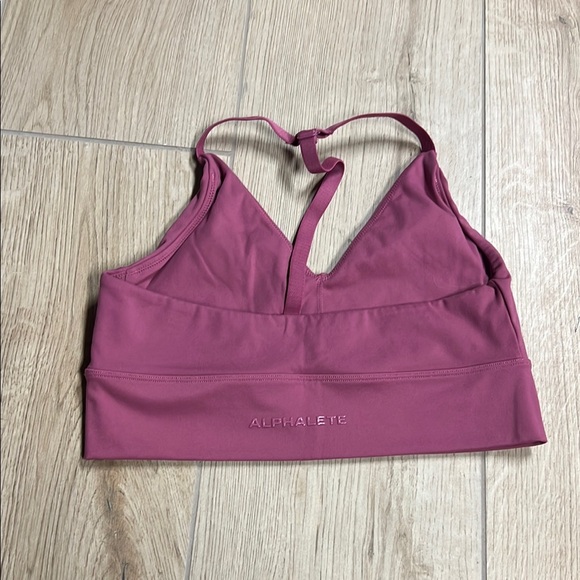 Alphalete Pink Racerback Sports Bra Intimates - Picture 2 of 4